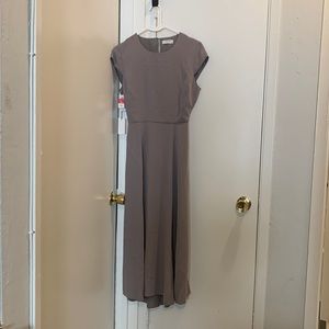 Aritzia hamptons taupe dress